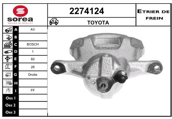 Estribo de freno SEEAC 4274124