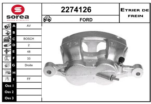 Estribo de freno SEEAC 4274126