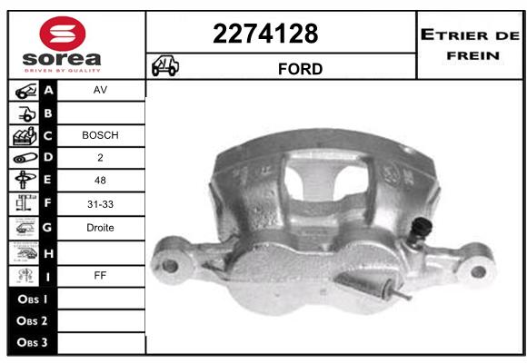 Estribo de freno SEEAC 4274128