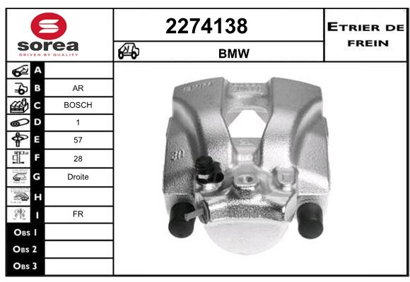 Estribo de freno SEEAC 4274138