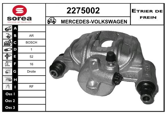 Estribo de freno SEEAC 4275002