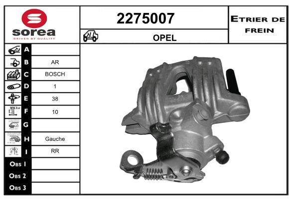 Estribo de freno SEEAC 4275007