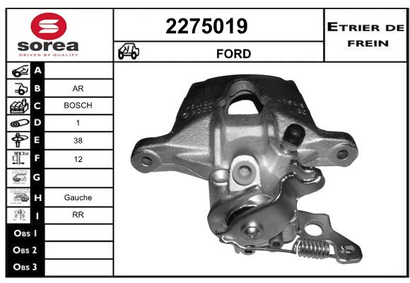 Estribo de freno SEEAC 4275019