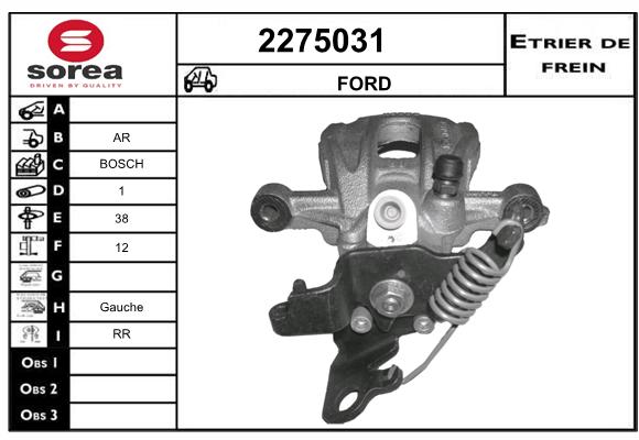 Estribo de freno SEEAC 4275031