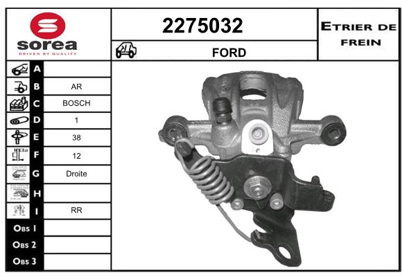 Estribo de freno SEEAC 4275032