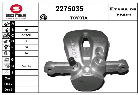 Estribo de freno SEEAC 4275035