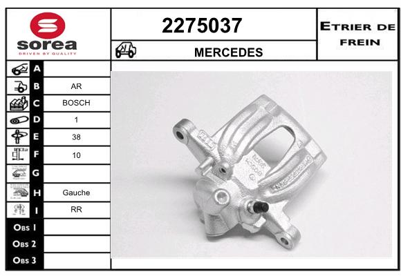 Estribo de freno SEEAC 4275037