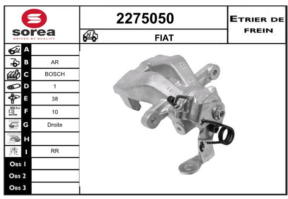 Estribo de freno SEEAC 4275050