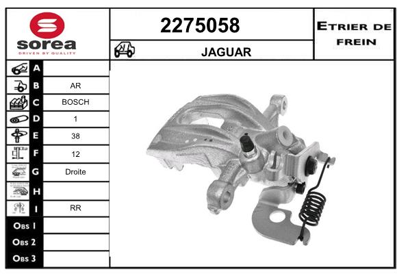 Estribo de freno SEEAC 4275058