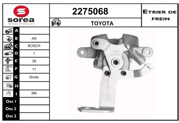 Estribo de freno SEEAC 4275068