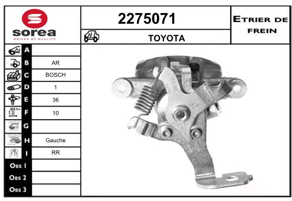 Estribo de freno SEEAC 4275071