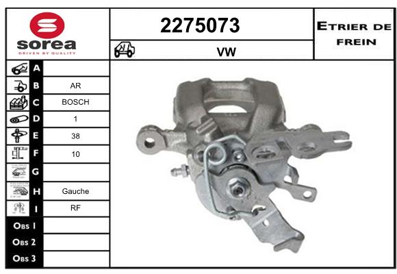 Estribo de freno SEEAC 4275073