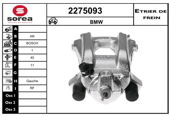 Estribo de freno SEEAC 4275093