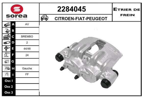 Estribo de freno SEEAC 4284045