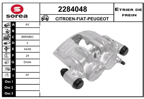 Estribo de freno SEEAC 4284048