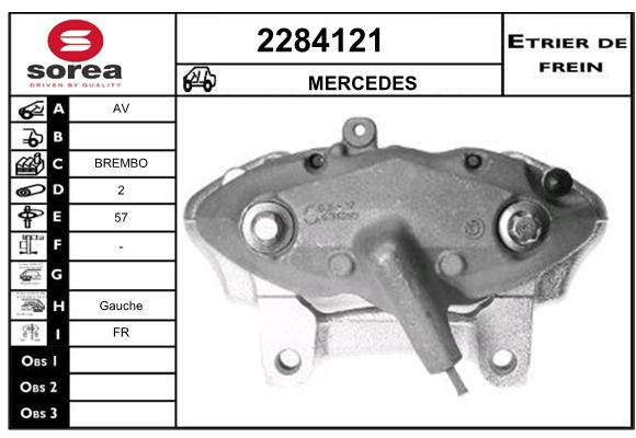 Estribo de freno SEEAC 4284121