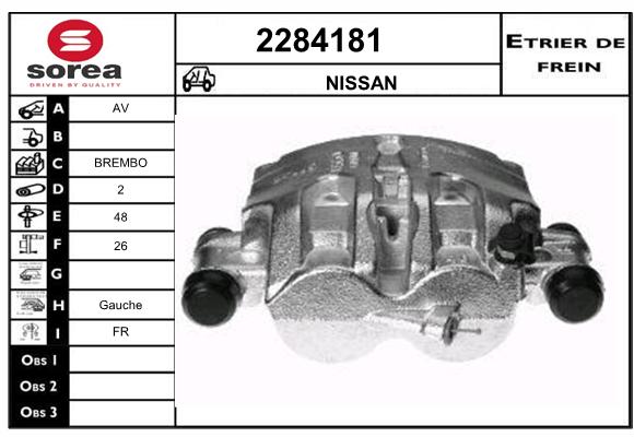 Estribo de freno SEEAC 4284181