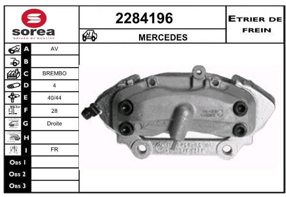 Estribo de freno SEEAC 4284196