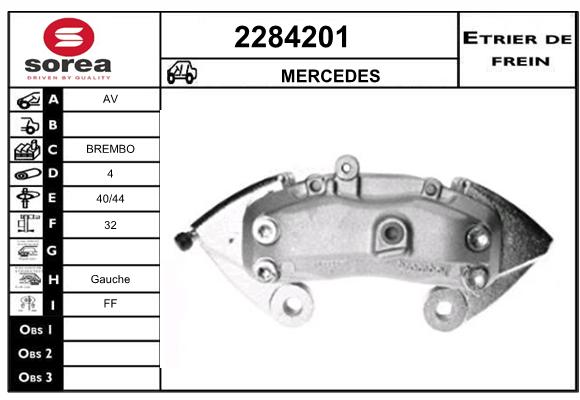 Estribo de freno SEEAC 4284201