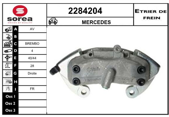 Estribo de freno SEEAC 4284204