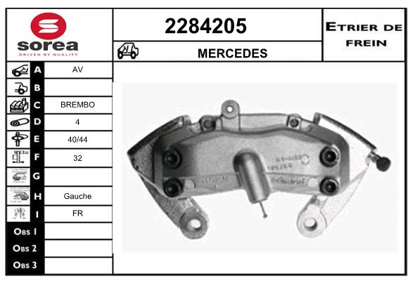 Estribo de freno SEEAC 4284205