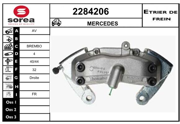 Estribo de freno SEEAC 4284206