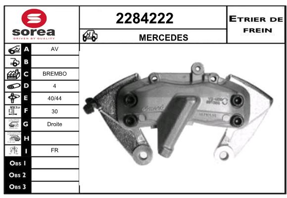 Estribo de freno SEEAC 4284222