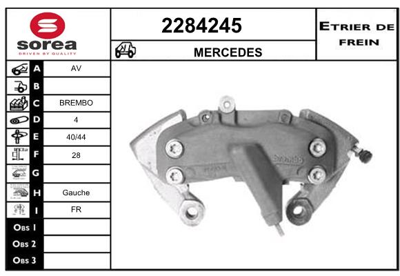 Estribo de freno SEEAC 4284245