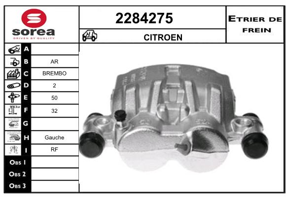 Estribo de freno SEEAC 4284275