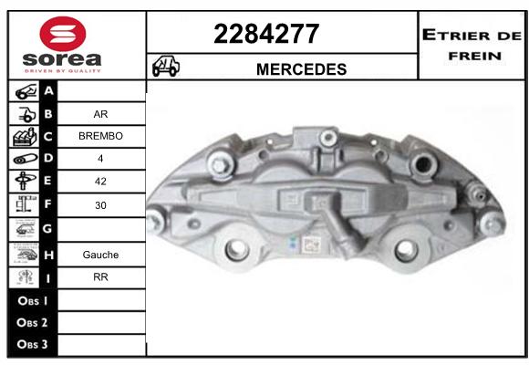 Estribo de freno SEEAC 4284277