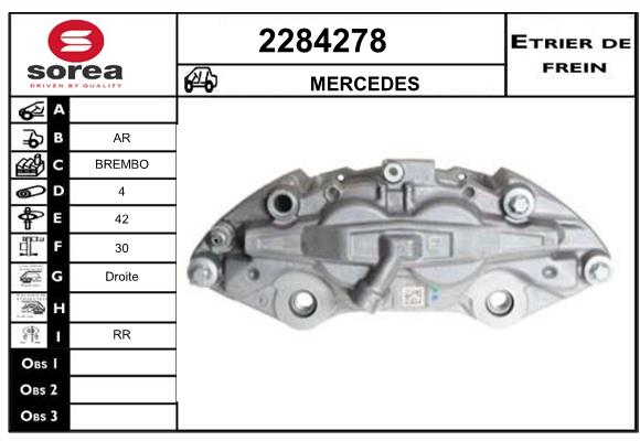 Estribo de freno SEEAC 4284278