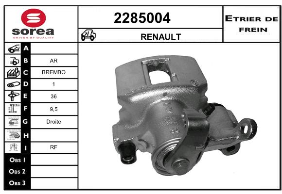 Estribo de freno SEEAC 4285004