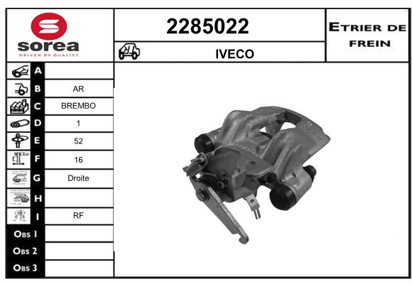 Estribo de freno SEEAC 4285022