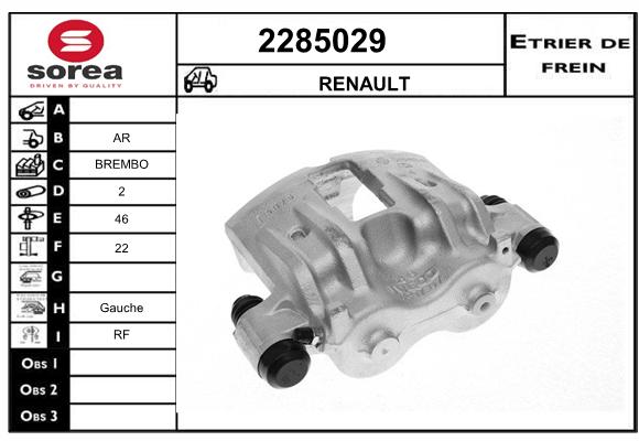 Estribo de freno SEEAC 4285029