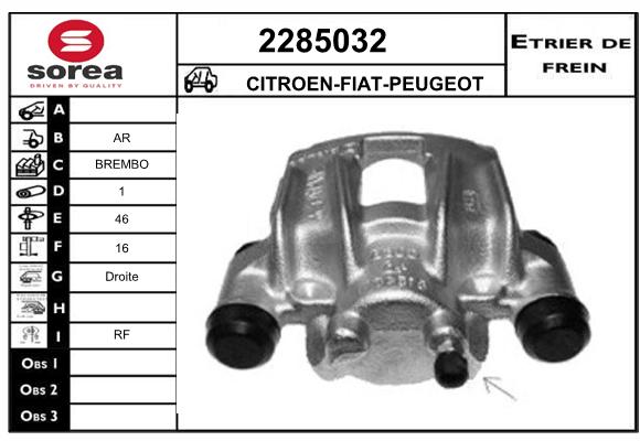 Estribo de freno SEEAC 4285032