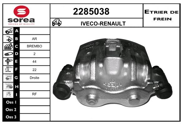 Estribo de freno SEEAC 4285038