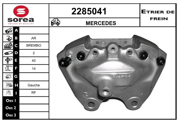 Estribo de freno SEEAC 4285041