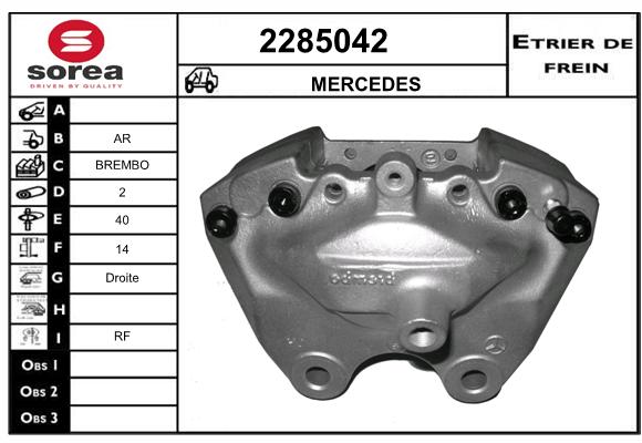 Estribo de freno SEEAC 4285042