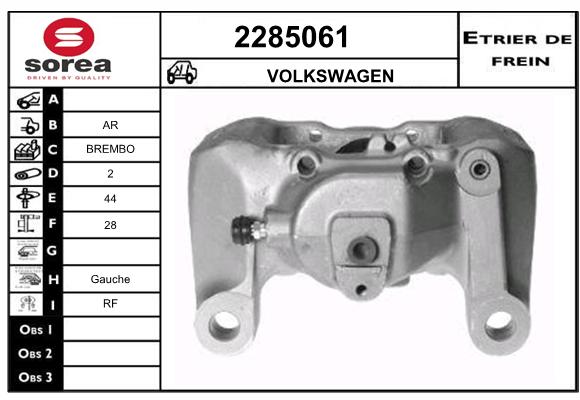 Estribo de freno SEEAC 4285061