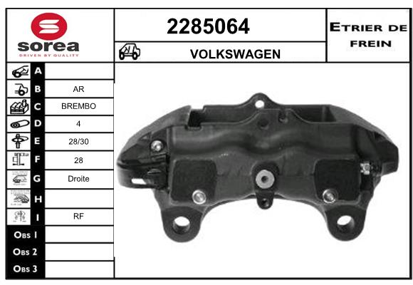 Estribo de freno SEEAC 4285064