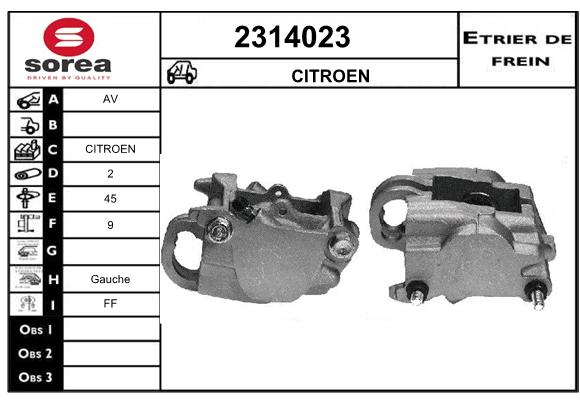 Estribo de freno SEEAC 4314023