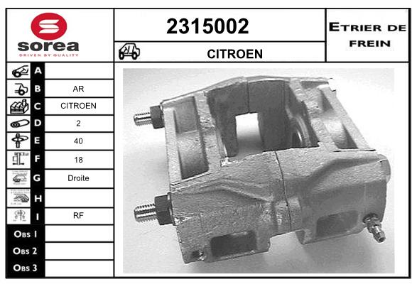 Estribo de freno SEEAC 4315002