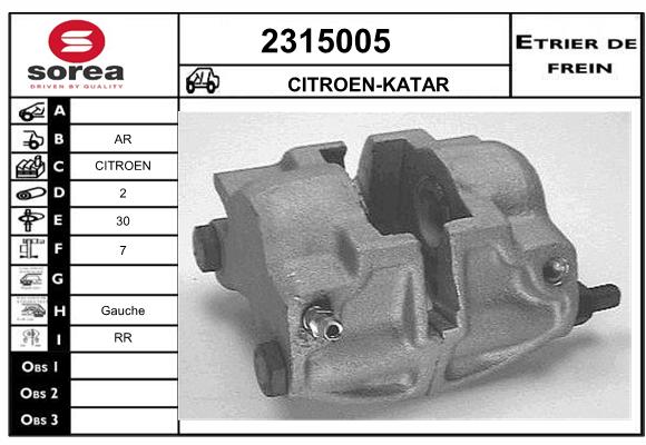 Estribo de freno SEEAC 4315005