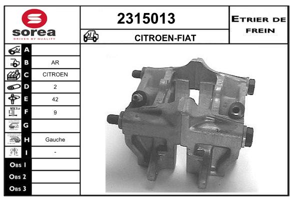 Estribo de freno SEEAC 4315013