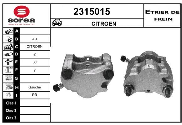 Estribo de freno SEEAC 4315015