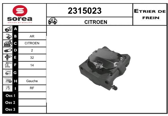 Estribo de freno SEEAC 4315023