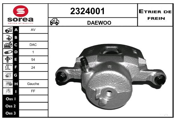 Estribo de freno SEEAC 4324001