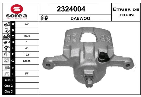 Estribo de freno SEEAC 4324004