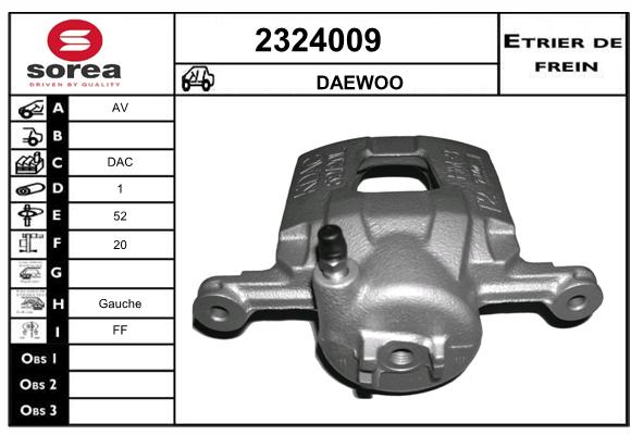 Estribo de freno SEEAC 4324009