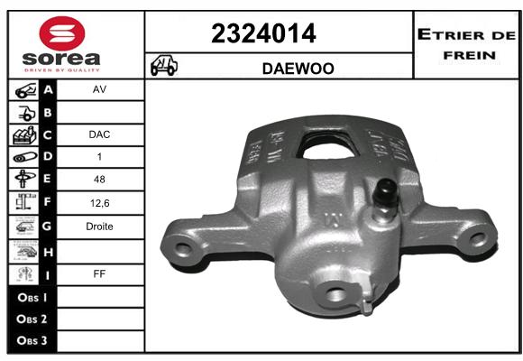 Estribo de freno SEEAC 4324014